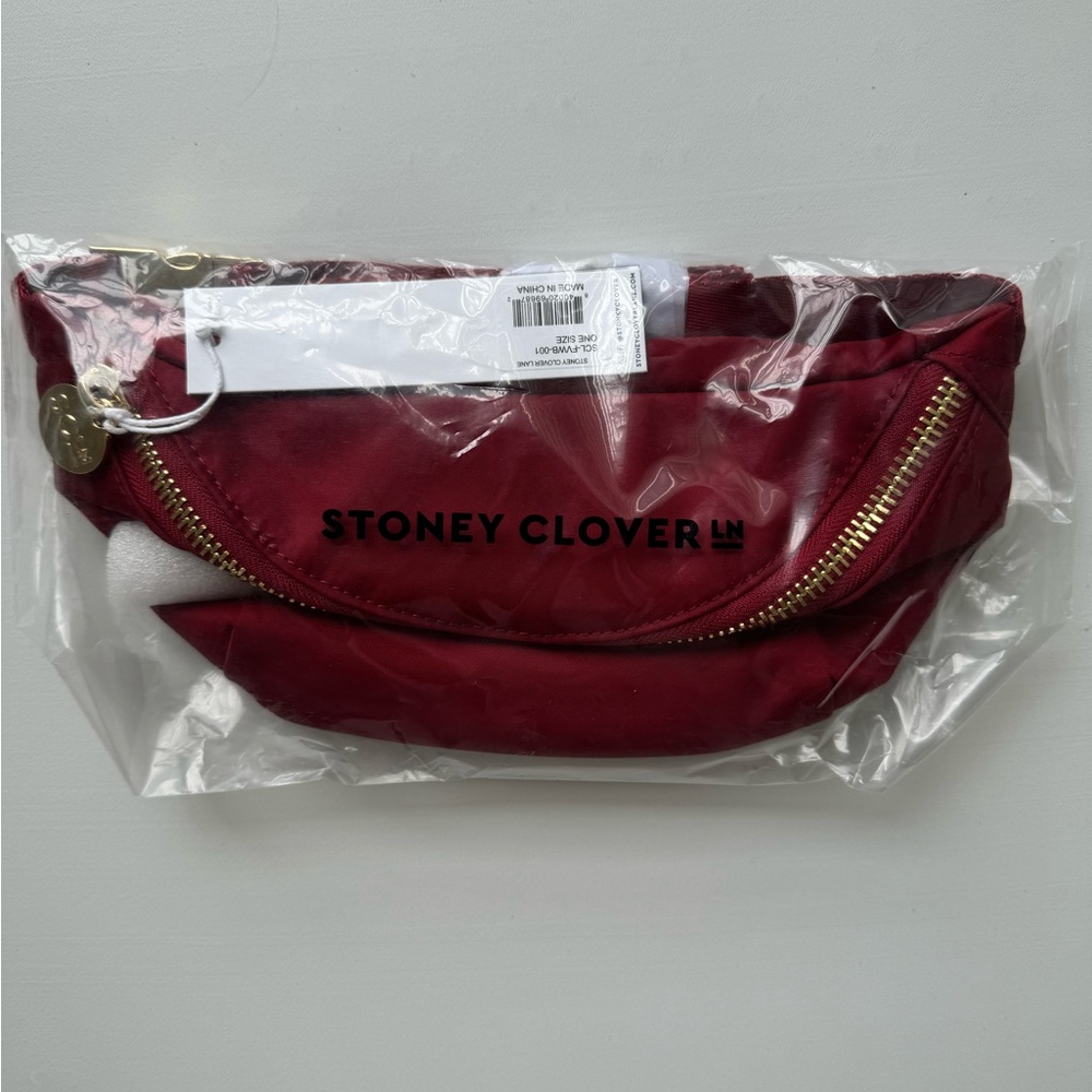 stoney clover classic fanny pack - burgundy